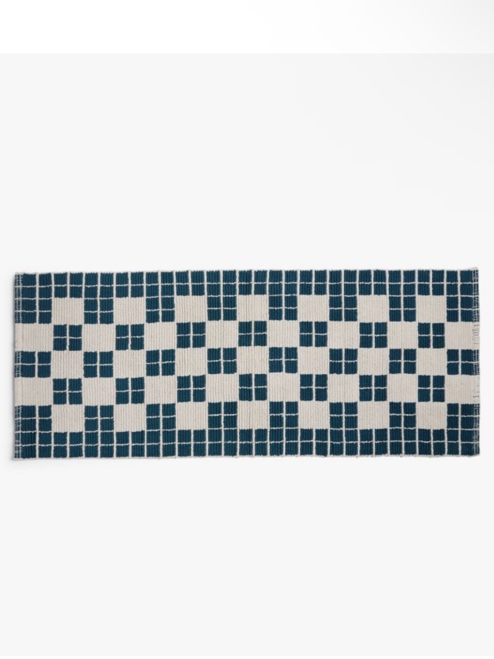 Parachute for Target Cotton Tile Bath Runner •Cove•